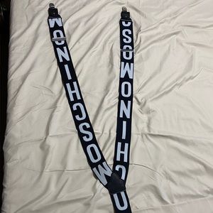 H&M Moschino suspenders